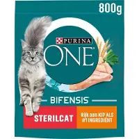 Purina 2x ONE Sterilcat - Kattenvoer Droogvoer - Kip- 800g