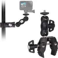 Hurtel Telefoon- en sportcamerahouder met klem, Smartphonehouder