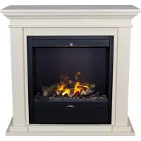 Xaralyn Elektrische haard - Cadiz EAL-MDW - Witte houten haardombouw - 1500 Watt verwarming - Waterdamphaard - afstandsbediening