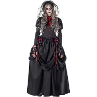 Boland - Kostuum Black widow (M/L) - Volwassenen - Spook - Halloween - Horror - Geest - Spook - Zwarte weduwe