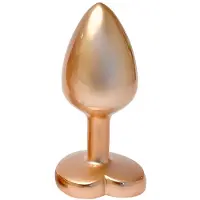 Dream Toys - Silver plug - Aluminium buttplug met siersteen
