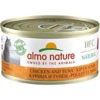 Almo Nature HFC - Kattenvoer - Tonijn & Kip - 15x70gr