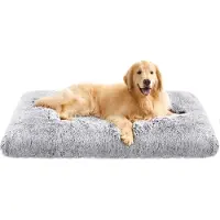 OEM Hondenmat - Fluffy - Pluche Hondenmat - 122-74 cm - Zachte Vulling - Wasbaar - 10 cm Dik - Antislip Noppen