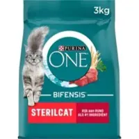 Purina 3x ONE Sterilcat - Kattenvoer - Rund & Tarwe - 3kg