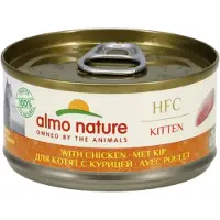 Almo Nature cat kitten kip kattenvoer - 10x 70g