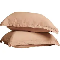 Coco & Cici TENCEL - Twill Kussensloop Peach 1 kussensloop 60x70 zonder volant