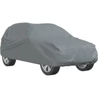 vidaXL Autohoes voor SUV M nonwoven stof volledig grijs