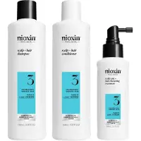 Nioxin SYSTEM-3 Gekleurd,-subtiel-dunner-wordend-haarGekleurd haar Licht dunner wordend3-staps systeemset Scalp + Hair Shampoo 150 ml + Scalp + Hair Conditioner 150 ml + Scalp Care + Hair Thickening