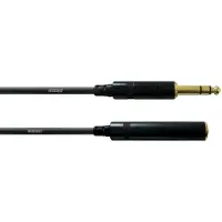 Cordial 5 m REAN jack 6,3 mm Stereo adapterkabel