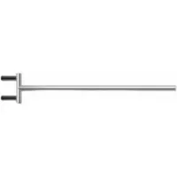 DECOR WALTHER Handdoekstang Mikado TEC HTH1 N Enkel Mat RVS Mat Zwart