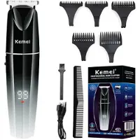 Kemei Professionele Tondeuse - Draadloze Tondeuse - Tondeuse Mannen - Tondeuse hoofdhaar - Haartrimmer - Zwart - Tondeuses - Trimmer Mannen