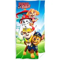 Paw Patrol badhanddoek - 140 x 70 cm. - Paw strandlaken handdoek - sneldrogend