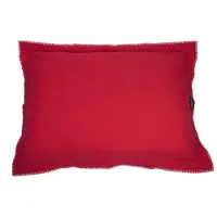 Lex & Max Raw Uni - Hondenkussen - Rood - 100x70cm