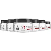Taft - Extreme Freezing Styling Gel - Haarstyling - Haargel - Extra Zacht en Hold - Sterke Fixatie - Korte Haartypes - Voordeelverpakking - 6x 250 ml
