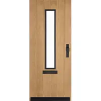 Skantrae Voordeuren SKN 665 Iso satinato glas | massief hardhout | Deurengigant.nl