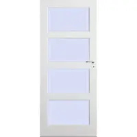 Skantrae Binnendeuren SKS 1235 Blank facet glas | Moderne binnendeur | Deurengigant.nl