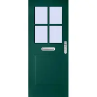 Skantrae Voordeuren SKN 2445 F | massief hardhout | Deurengigant.nl