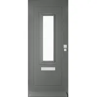 Skantrae Voordeuren SKN 653 Iso satinato glas | massief hardhout | Deurengigant.nl