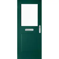 Skantrae Voordeuren SKN 2444 F Iso satinato glas | massief hardhout | Deurengigant.nl