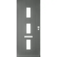 Skantrae Voordeuren SKN 650 Iso satinato glas | massief hardhout | Deurengigant.nl