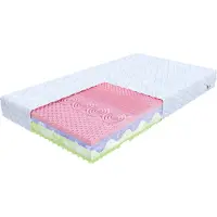 FDM DONNA Matras 80x200 cm - Koudschuim Matrassen Eenpersoons - Hoogte 29 cm H3 - Dubbelzijdig - 7 zones - Afritsbaar hoes wasbaar - Öko-Tex gecertificeerd - Antiallergisch en Ademende