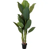 Home & Styling Kunstplant bananenplant - in pot - 165 cm - kunstplant - voor binnen - bananenboom