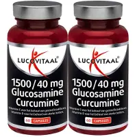 Lucovitaal 2x Glucosamine Curcumine 1500/40mg 60 capsules