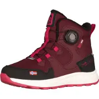 TROLLKIDS - Kid's Bergen Winter Mid Cut - Winterschoenen 39, rood