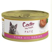 Cadilo Daily Delights - tonijn met garnalen paté - natvoer kat (70 g) 2 verpakkingen (12 x 70g)