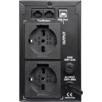 Vultech UPS1400VA-LFP, line-interactieve UPS, 1,4 kVA, 700 W, pseudo-sinusgolf, 145 V, 290 V
