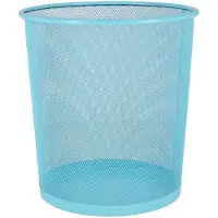 Gerimport Kantoor prullenbak/papiermand 9 liter blauw - Prullenmanden