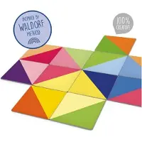 Akros Regenboog Domino - - vrolijk & leerzaam - educatief speelgoed - kleurenleer