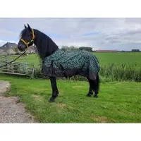 GPD Regendeken luxe 0gram met fleece voering Green/swirl-205