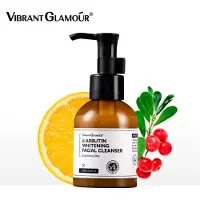 VIBRANT GLAMOUR α-Arbutin Whitening Facial Cleanser - α-Arbutin Verheldering - Stralende Teint - Pigmentvlekken Vervagen - Diepe Reiniging - Egalere Huid
