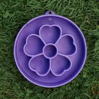 Sodapup Ebowl Flower - Slowfeeder Hond - Anti-Schrokbak - Bloem Design - Voor Beginners - Paars