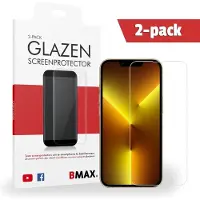 BMAX 2-pack iPhone 13 Pro Glazen Screenprotector