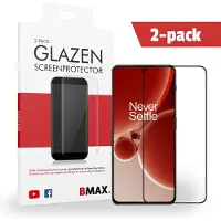 BMAX 2-pack OnePlus Nord 3 Screenprotector - Gehard glas - Full cover