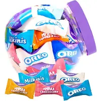 Milka Favourites chocolademix - 5 smaken - Toffee & Nut, Oreo, Cheesecake & Milkini - mini chocolade - 500g