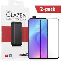 BMAX 2-pack Xiaomi Mi 9T Screenprotector - Full Cover - Zwart