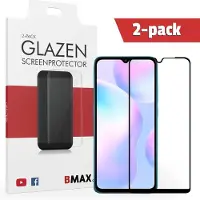 BMAX 2-pack XIAOMI Redmi 9C Screenprotector - Glass - Full Cover