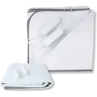 Xiaoda Lydsto elektrische deken 2 persoons warmte onderdeken dubble schakkelaren 3 standen 120Watt automatische uitschakeling overhittingsbescherming 2 personen 170x150cm wit