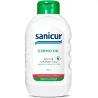 Sanicur 6x Bath & Showergel Dermo-Oil 300 ml