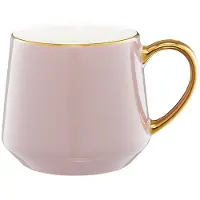 Ambition Koninklijke Mok 460ml - Pastel Paars met Gouden Accent