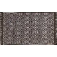 Mette Ditmer Morocco badmat 50x80 cm Chocolate-off-white