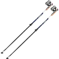 LEKI - Smart Supreme - Nordicwalkingstokken 100-130 cm, blauw/wit