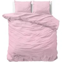 Dreamhouse Dekbedovertrek Stone Washed Pink-240 x 200 / 220 cm | Lits-Jumeaux