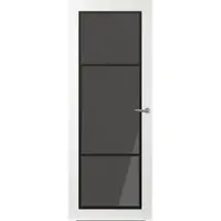 Svedex Binnendeuren Front FR515 Wit Zwart Rookglas | Afgelakt met Superlak | Deurengigant.nl