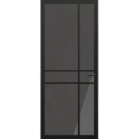 Svedex Binnendeuren NDB905 Zwart Rookglas | Afgelakt met Superlak | Deurengigant.nl