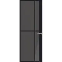 Svedex Binnendeuren Front FR503 Zwart Rookglas | Afgelakt met Superlak | Deurengigant.nl