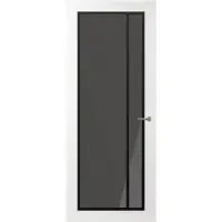 Svedex Binnendeuren Front FR502 Wit Zwart Rookglas | Afgelakt met Superlak | Deurengigant.nl